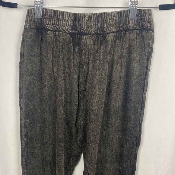 ANTHROPOLOGIE Staring At Stars Acid Wash Joggers Charcoal Grey - Size Small - Picture 10 of 10
